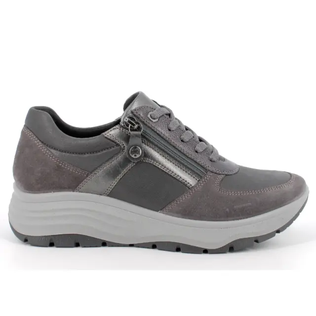 Imac Sneakers Γυναικείο δέρμα Γκρί IMA/856870 GRIGIO - 36