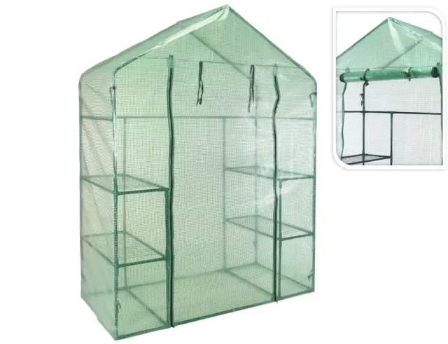 Θερμοκήπιο ProGarden με 4 ράφια και διαστάσεις 143x73x195cm CE7000130 3