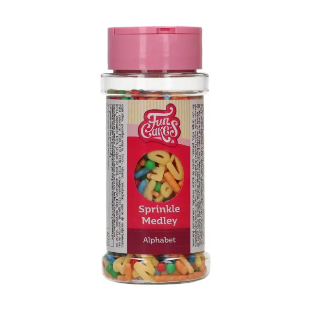Funcakes Sprinkle Medley - Γράμματα Αλφαβήτου - 65γρ.