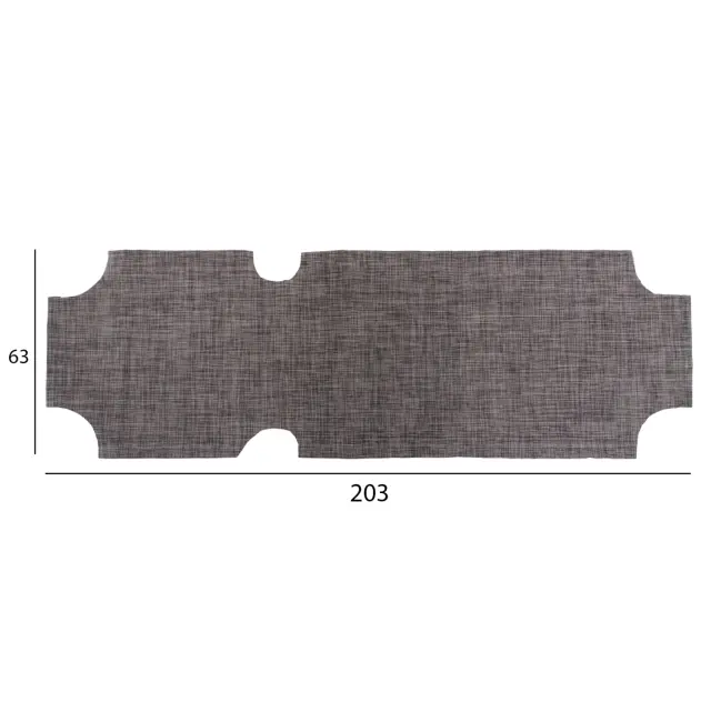 ΠΑΝΙ TEXTILENE 600gr/m2 ΑΝΤΑΛΛΑΚΤΙΚΟ ΞΑΠΛΩΣΤΡΑΣ FB95072.10 ΓΚΡΙ 201x62 εκ. 3