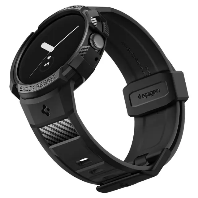 Spigen Rugged Armor Pro, black - Google Pixel Watch/Watch 2 2