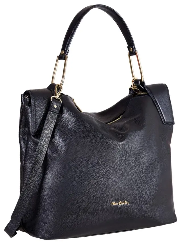 Γυναικεία τσάντα Pierre Cardin από γνήσιο δέρμα καφέ 55092 dollaro 3