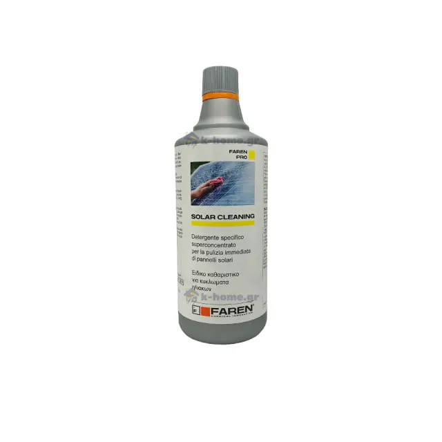 Faren Solar Cleaning Υπερσυμπυκνωμένο Καθαριστικό Ηλιακών Πάνελ και Ηλιακών 1lt