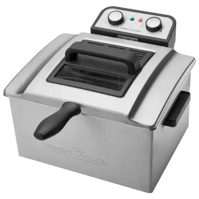 Ανοξείδωτη διπλή φριτέζα 5L, 3000W.
