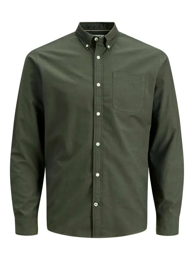 JJEOXFORD SHIRT LS NOOS Forest Night