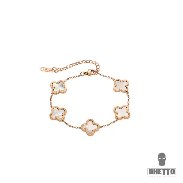 Ghetto Lady Bracelet White
