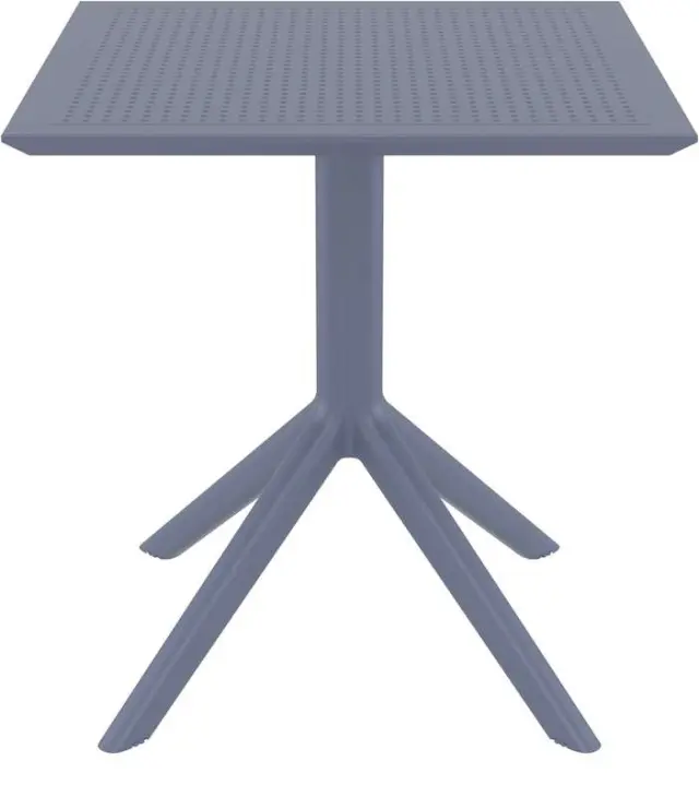 Τραπέζι SKY Σκούρο Γκρι PP 70x70x74cm 2