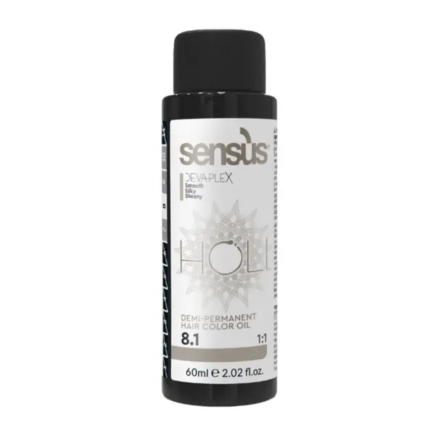 Holi-8.1 Ημι-Μόνιμη Βαφή - Light Ash Blonde - Ξανθό Ανοιχτό Σαντρέ 60ml - Sensus