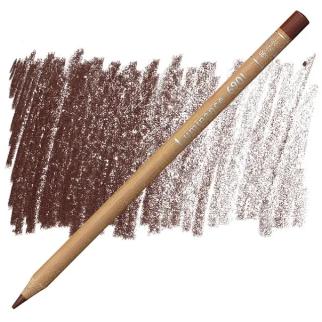 Ξυλομπογιά Caran d'Ache Luminance - 069 Burnt Sienna