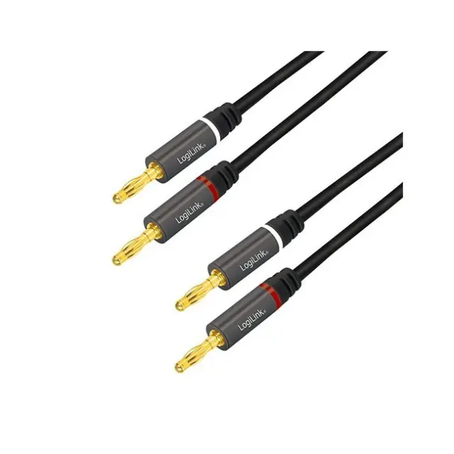 LogiLink Καλώδιο Ήχου Banana Plug 5m (CA1211)