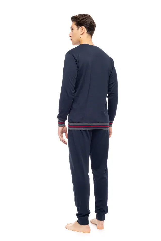 WN-M120 - Yacht Blue - PIJAMA T-SHIRT NOS - XXL 3