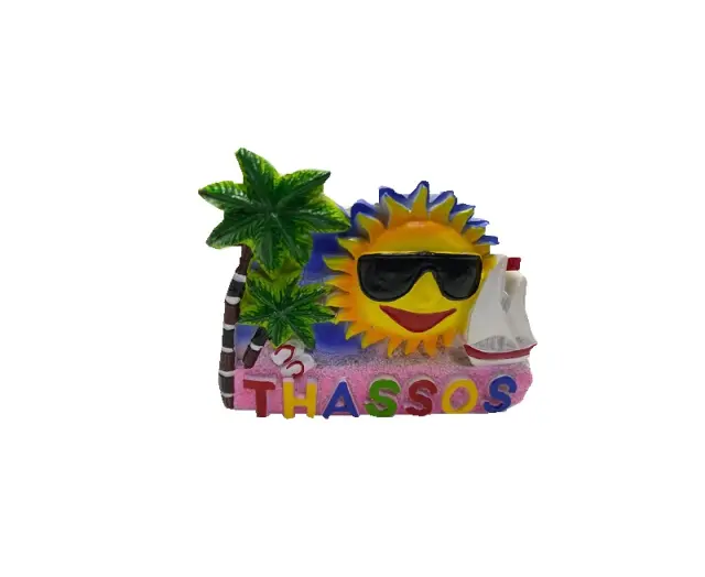 Tουριστικό μαγνητάκι Souvenir – Σετ 12pcs - Resin Magnet - 678134