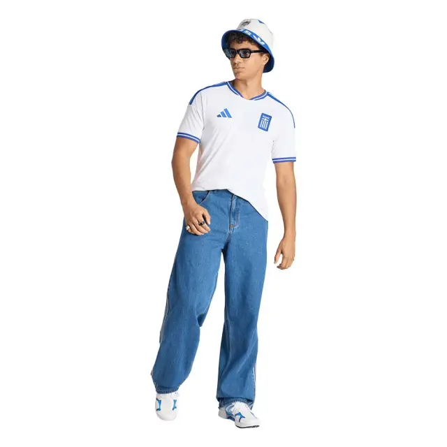 adidas Performance Men's Greece 26 Home Football Jersey Άσπρο KF3542 (adidas Performance) 3