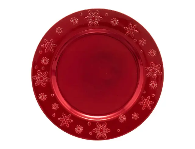 Πιατέλα σερβιρίσματος Fééric Lights & Christmas με διάμετρο 33cm - Red 183454RG 2