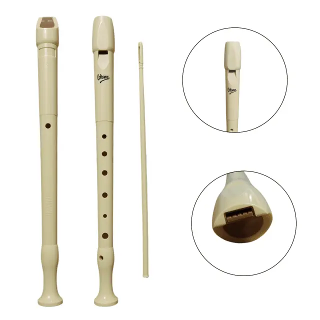 V-TONE FL P2 soprano recorder ivory cleaning rod cover learning set 2