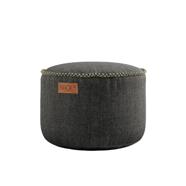 Sackit RETROit Cobana Pouf (D50 x H35 cm) Grey