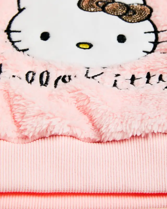 Μπλούζα Hello Kitty με χνουδωτή υφή 3