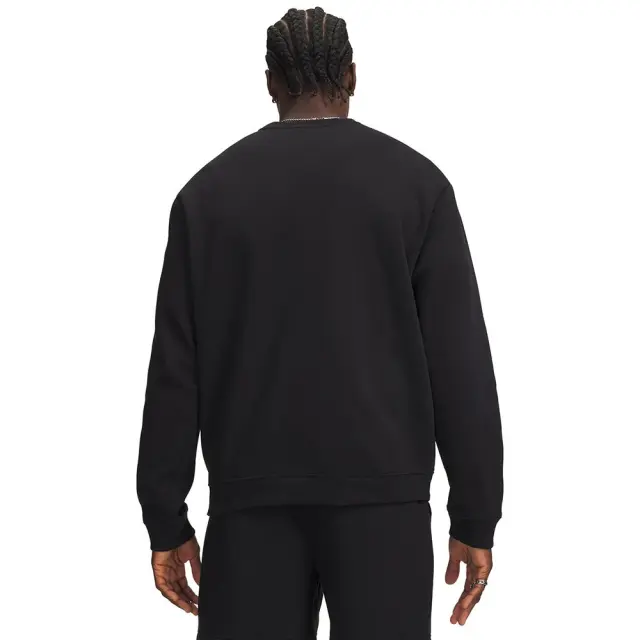 Under Armour Men's Rival Fleece Crew Sweatshirt Μαύρο 6013447-008 (Under Armour) - Large 2