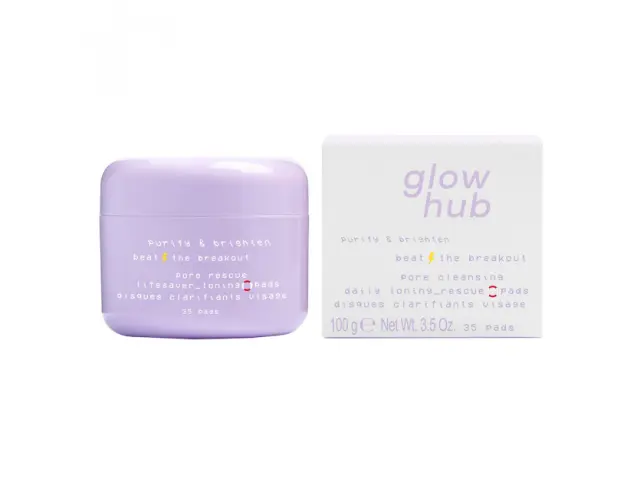 Glow Hub Purify & Brighten Pore Rescue Toning Pads Δισκάκια Απολέπισης Προσώπου με Σαλικυλικό Οξύ, 15ml 2