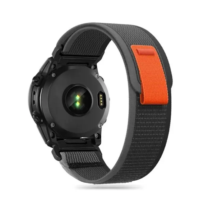 Tech-Protect Nylon Strap Garmin Fenix 3 / 5X / 3HR / 5X Plus / 6X / 6X Pro / 7X Black-Orange