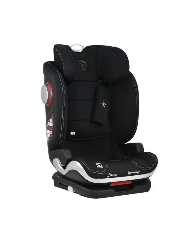 Κάθισμα Αυτοκινήτου Bebe Stars Leon Plus Isofix I-Size Black 944-188