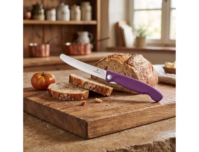 Aναδιπλούμενο Μαχαίρι Γενικής Χρήσης Victorinox Swiss Classic με μήκος λεπίδας 11cm - Purple6.7835.FC1