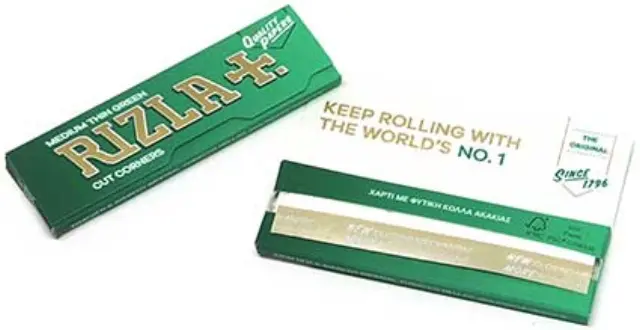 RIZLA Χαρτάκια - Πράσινο 100τεμ. 2