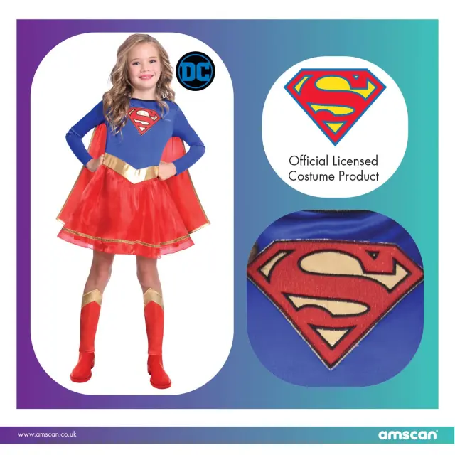 Στολή Supergirl Classic Costume 3-4 Ετών