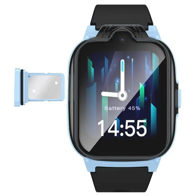 Hoco Παιδικό Smartwatch Bluetooth 1.69 ιντσών με λειτουργία κλήσεων και καρδιακού ρυθμού Μπλε Y104 2
