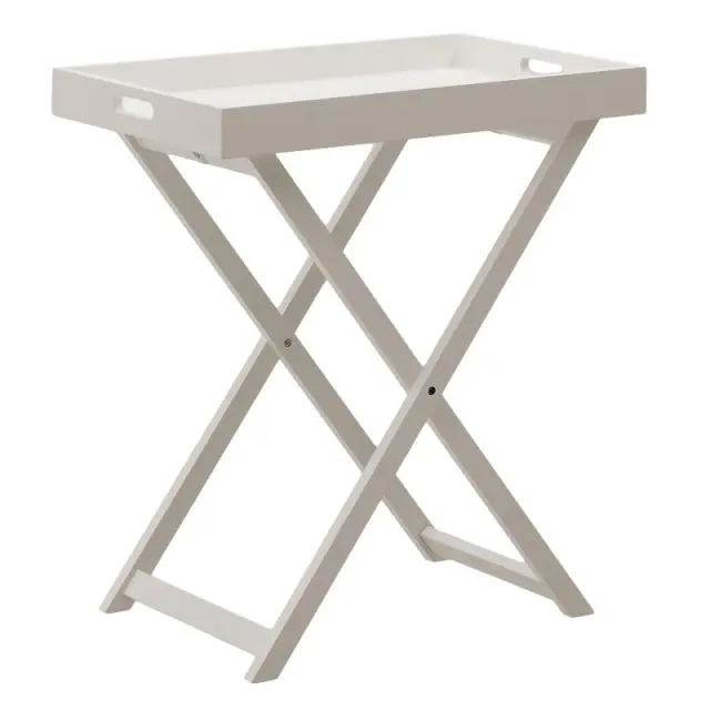Δισκοτράπεζο Εκρού Ξύλο 58x39x66cm 6-50-590-0006