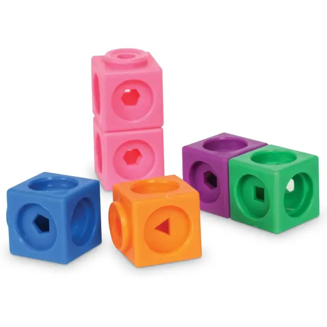 Learning Resources Εκπαιδευτικό Παιχνίδι Mathlink® Cubes 100τεμ για 5+ ετών LER 4285 2