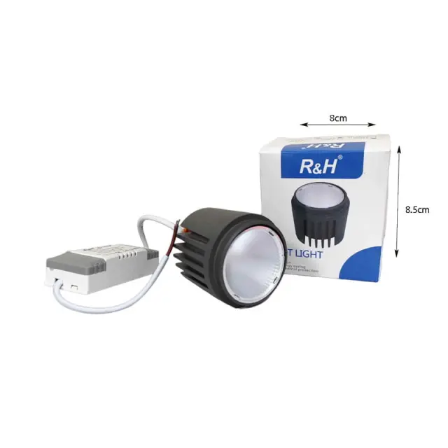 R&H LED λάμπα σποτάκι λευκός φωτισμός 10W 6500K 100-227V - Spot Light 0114050 3