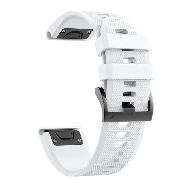 Λουράκι Σιλικόνης για Garmin Fenix 5s/6s/6s/7s Pro/8/9 (43mm)- White OEM 2