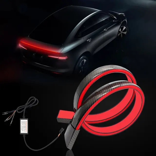 Αυτοκόλλητη ταινία LED φώτα αυτοκινήτου 1.2m 12V 14W - Car trunk tail night 3