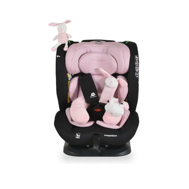 Moni Παιδικό Κάθισμα Αυτοκινήτου Competition 40-150cm Baby Pink 3801005153374