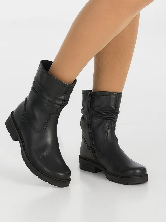 Gabor Μποτάκια Γυναικείο δέρμα Μαύρο GAB/74655 003-BLACK - 41 2