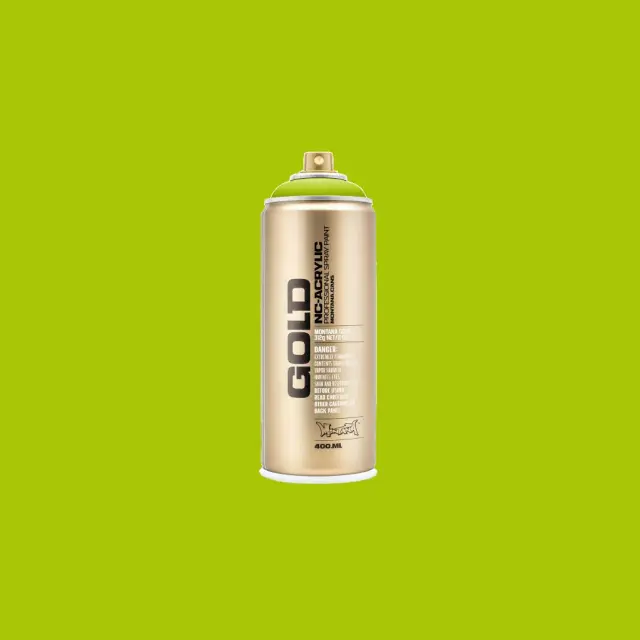 Montana Gold Spray Paint 400ml G6030 Lime