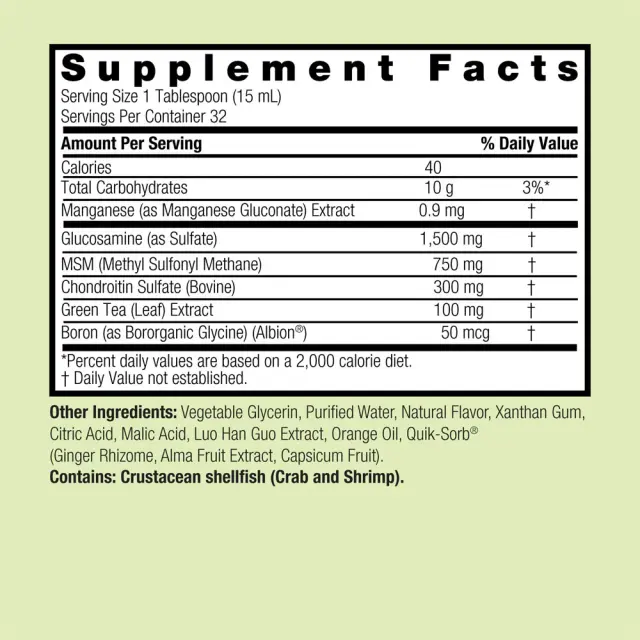 Nature's Answer Glucosamine and Chondroitin 2