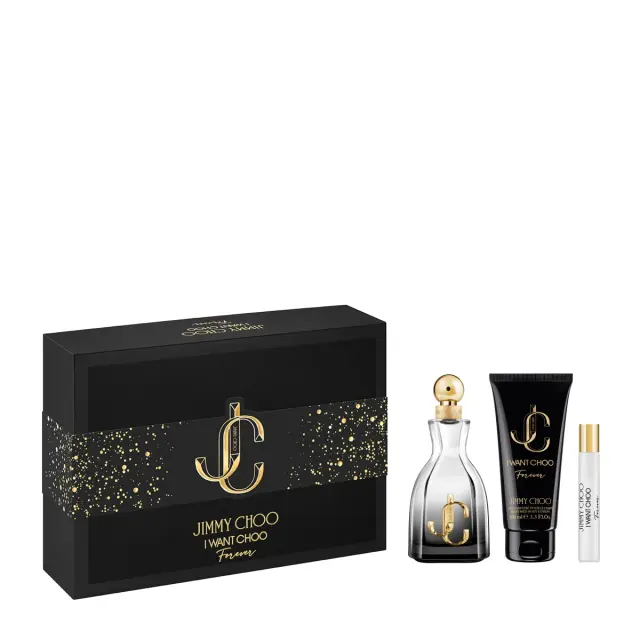 I Want Choo Forever Eau De Parfum Set 100ml & Travel Spray 7,5ml & Body Lotion 100ml