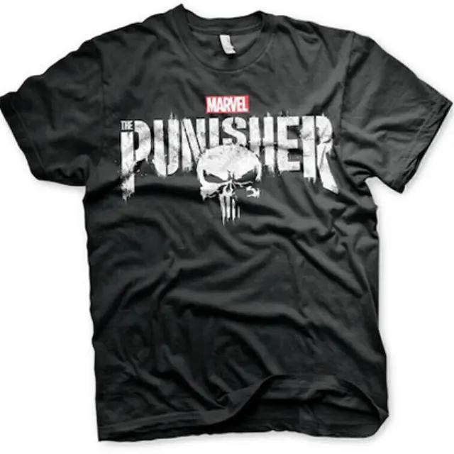H.O. Μπλούζα THE PUNISHER - Distressed Logo - T-Shirt (XXL)