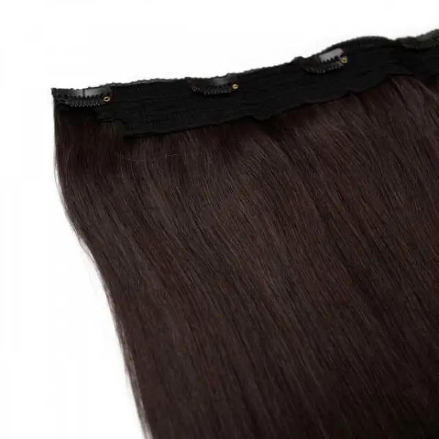 SEAMLESS1 HAIR EXTENSIONS ΤΡΕΣΑ ΜΕ 1 ΚΛΙΠ CAVIAR 55CM 2