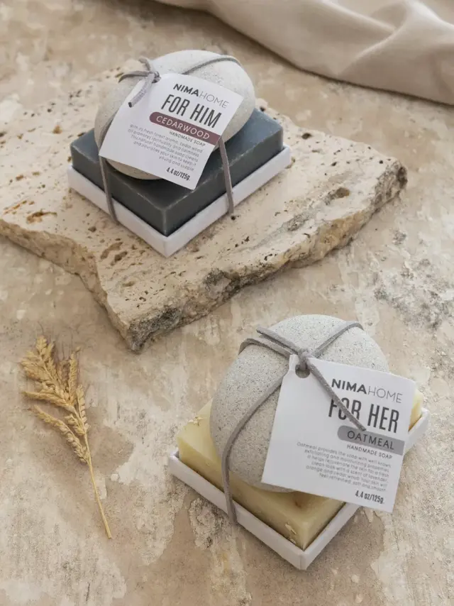 Σαπούνι/Πέτρα Απολέπισης Oatmeal Σετ Σαπούνι 125g & Πέτρα Ένα χρώμα