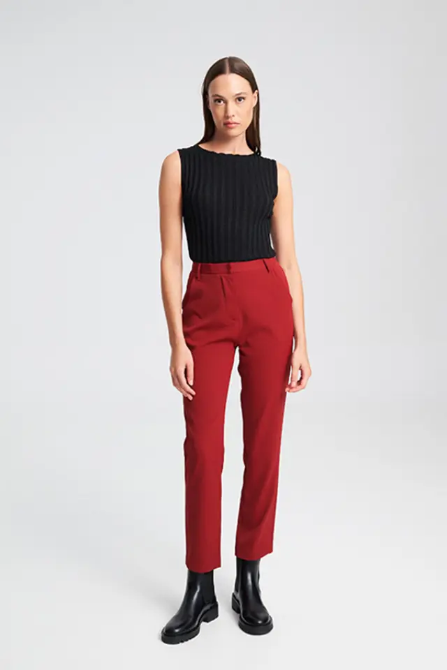 Κομψό Ίσιο Παντελόνι BRIT TROUSERS - XL 3