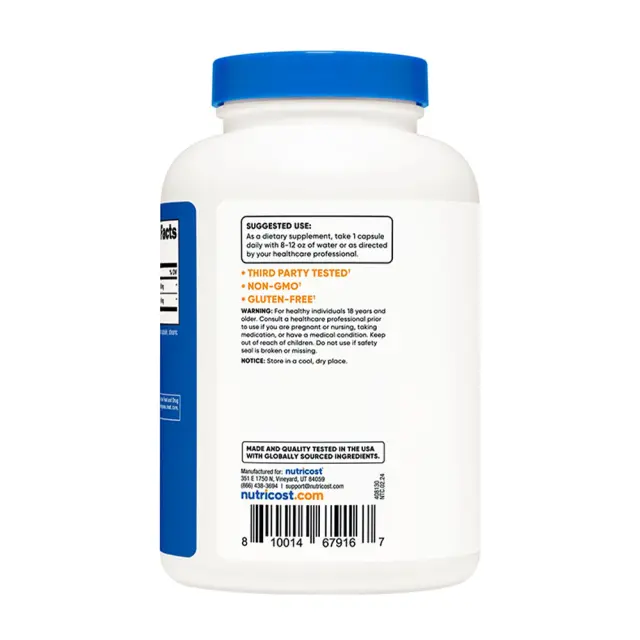 Nutricost Betaine HCI + Pepsin Capsules 3