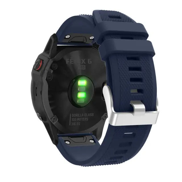 Λουράκι Σιλικόνης για Garmin Fenix 5/6/6 Pro/7/8/9 (47mm) Dark Blue OEM