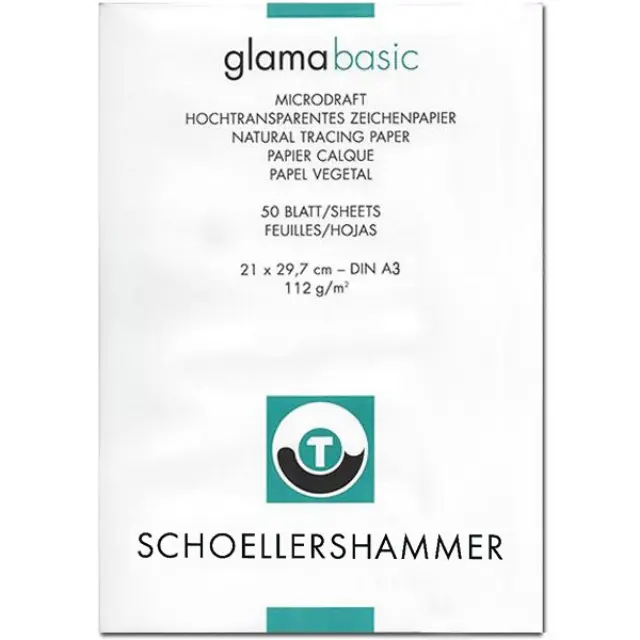 Schoeller / Σέλερ Μπλοκ Ριζόχαρτο A3 (29.7x42cm) 112g/m², 50 Φύλλα
