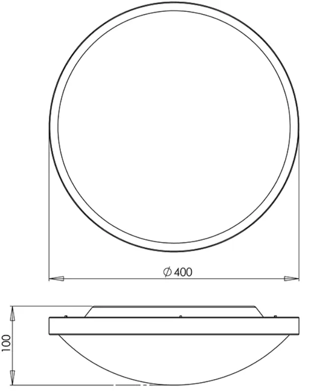 Plaza LED 3566-65 Ø40 φωτιστικό πλαφονιέρα Άσπρο 2