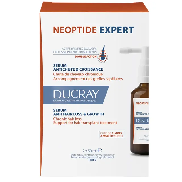 Ducray Neoptide Expert Promo -15% Anti-hair Loss + Growth Serum Ορός Τριχόπτωσης + Ανάπτυξης Μαλλιών, 2x50ml 2
