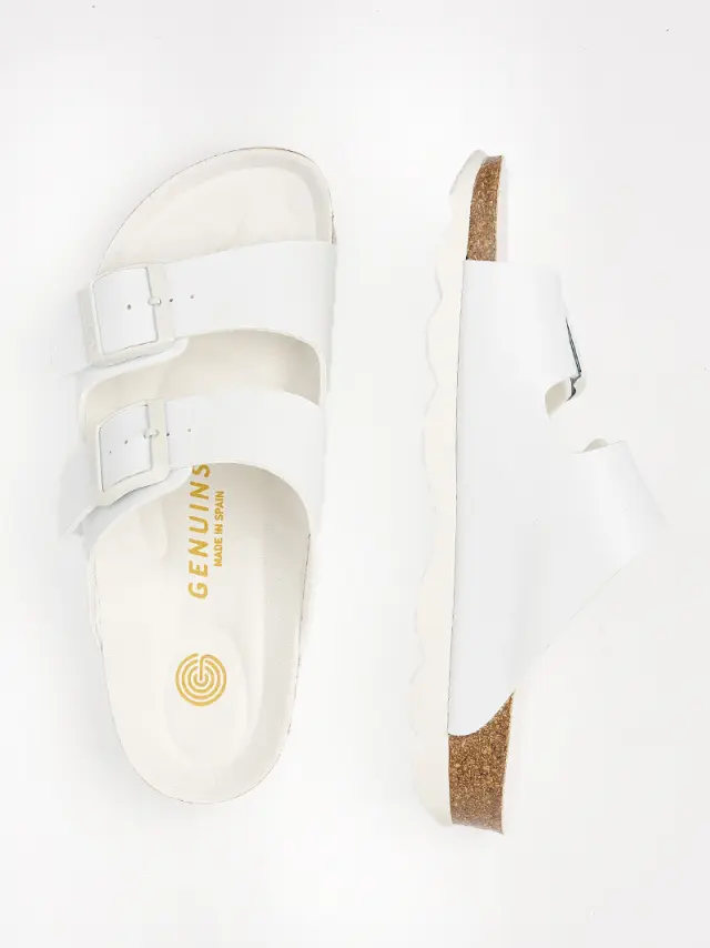 Genuins Πέδιλα Γυναικείο PETA vegan Άσπρο GEN/HAWAII WHITE 3