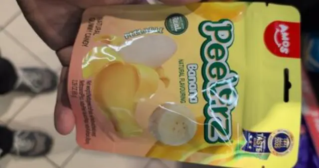 AMOS Peelerz Gummy Banana Cube 46g